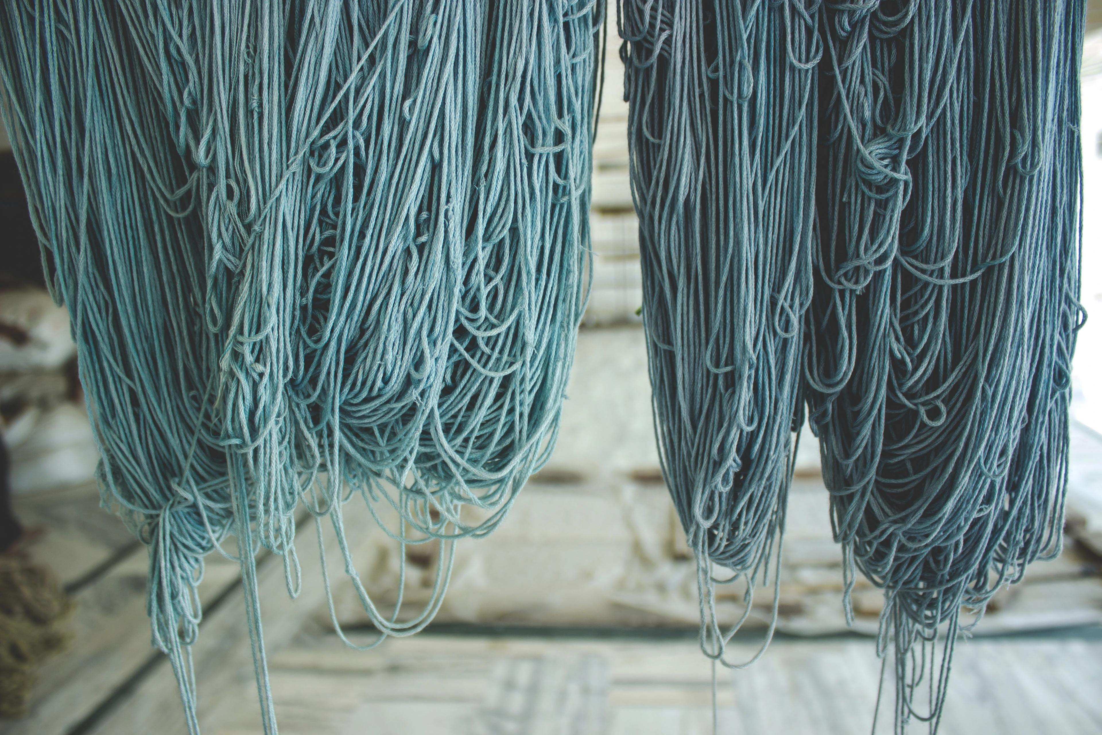 Antique overdyed hand-knotted rug